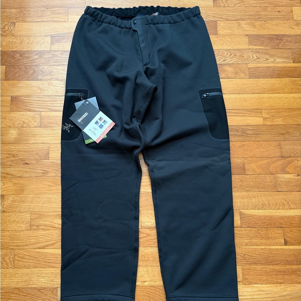 Arcteryx Tau Fleece Pants Men’s XL Black 2005 Vintage